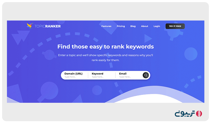 ابزار TopicRanker برای کیورد ریسرچ
