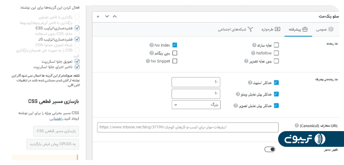 نوایندکس کردن صفحات با افزونه رنک مث